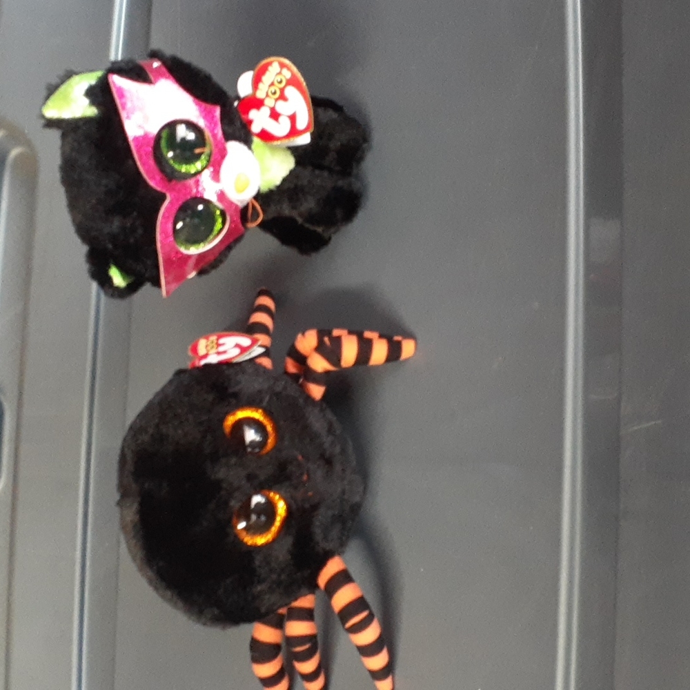 2 Times the Frightening Adorableness! TY for Halloween!